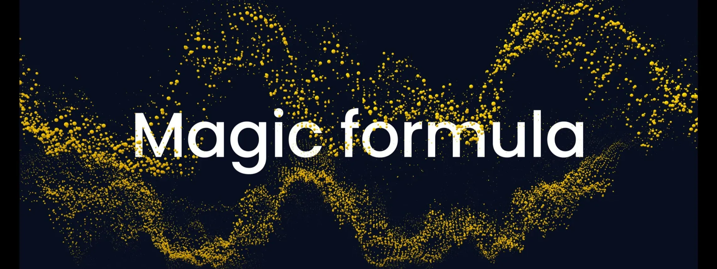 Magic Formula: Finding Quality Companies at Bargain Pricesimage