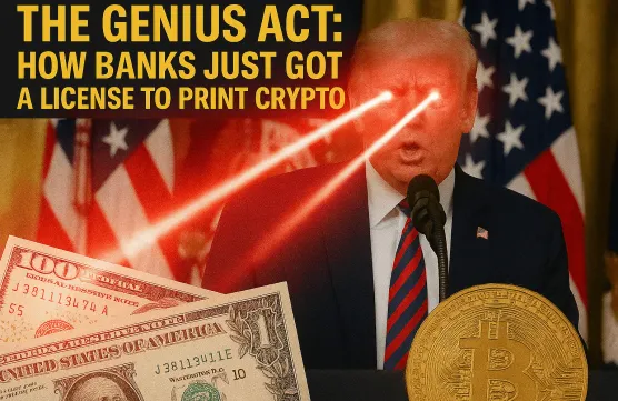 The Genius Act: How Banks Just Got a License to Print Cryptoimage