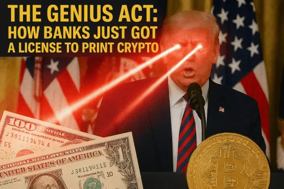 The Genius Act: How Banks Just Got a License to Print Cryptoimage